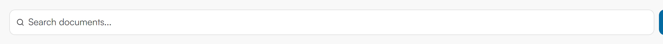 Search documents text box with a magnifying glass icon